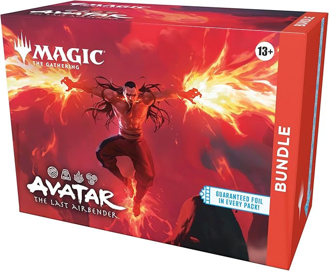 Magic: The Gathering | Avatar: The Last Airbender Bundle | Includes 9 Play Boosters, 30 Lands, 1 Foil Alt-Art Promo Card + Exclusive Accessories | Collectible Trading Card Game