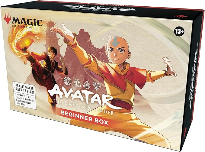 Magic: The Gathering | Avatar: The Last Airbender Beginner Box | 2-Player Card Game (Includes 2 Tutorial Decks, 8 Themed Decks, 2 Playmats, 2 Spindowns, and More)