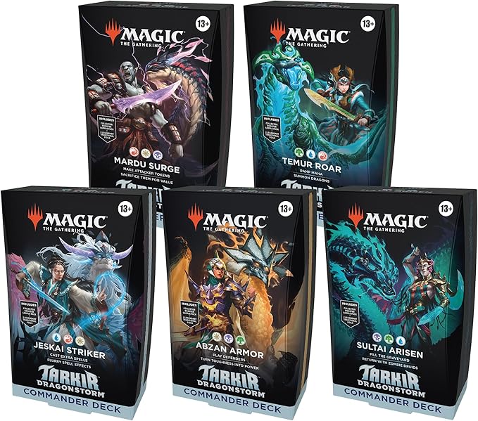 Magic: the Gathering - Tarkir Dragonstorm Commander Decks Set of 5