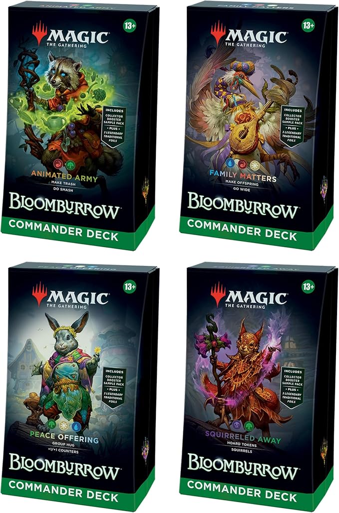 Magic: the Gathering - Bloomburrow Commander Deck Display