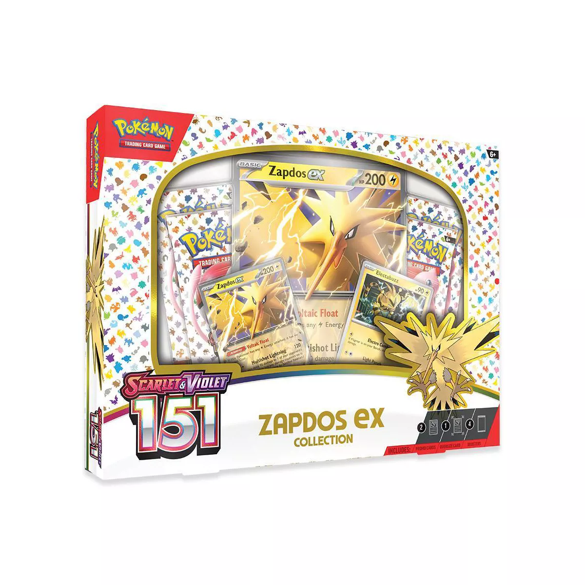 Pokémon Trading Card Game: Scarlet & Violet - 151 Collection - Zapdos ex